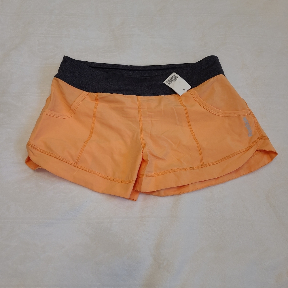Women's Orange and Gray Shorts
